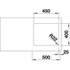 Kép 4/5 - BLANCO ANDANO 450-U exc.nélkül InFino