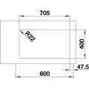 Kép 4/5 - BLANCO ANDANO 500/180-U bal ex.n InFin