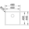 Kép 3/4 - BLANCO CLARON 450-U InFino