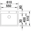 Kép 3/4 - BLANCO CLARON 550 -IF/A InFino