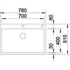 Kép 3/4 - BLANCO CLARON 700-IF/A DX