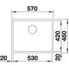 Kép 3/5 - BLANCO CLARON XL 60-U D.Plus InFino