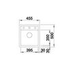 Kép 3/5 - BLANCO DALAGO 45-F palaszürke exc., SZINTBE ÉPÍTÉS