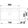 Kép 3/5 - BLANCO DALAGO 8-F palaszürke exc., SZINTBE ÉPÍTÉS