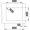 Kép 4/5 - BLANCO ETAGON 500-U antracit tart.