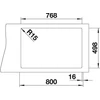Kép 4/5 - BLANCO ETAGON 8 palaszürke tart, exc.n