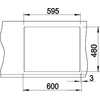 Kép 4/5 - BLANCO METRA 6 palaszürke exc.nélkül