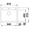 Kép 3/5 - BLANCO NAYA 6 palaszürke exc.nélk.