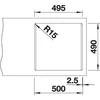 Kép 4/5 - BLANCO PLEON 5 palaszürke tart.n., exc