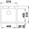 Kép 3/5 - BLANCO PLEON 5 fekete tart.n. exc.