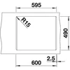 Kép 4/5 - BLANCO PLEON 6 palaszürke tart.n., exc