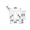 Kép 3/5 - BLANCO SOLIS 340/180-U b. exc.n. InFino
