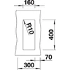 Kép 3/4 - BLANCO SUBLINE 160-U palaszürke exc.n.