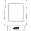 Kép 4/5 - BLANCO SUBLINE 320-F fekete exc.nélk., SZINTBE ÉPÍTÉS
