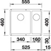 Kép 3/5 - BLANCO SUBLINE 340/160-U b. tart. e.n.