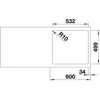 Kép 4/5 - BLANCO SUBLINE 500-IF/A antracit exc.