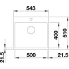 Kép 3/5 - BLANCO SUBLINE 500-IF/A antracit exc.n