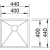 Kép 3/4 - BLANCO ZEROX 400-U InFino