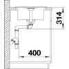 Kép 6/6 - BLANCO FAVUM 45 S SG kávé exc.nélkül