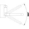 Kép 8/10 - BLANCO LARESSA-F ablak elé szerelhető csaptelep, balos karral, króm, magas nyomású