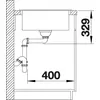 Kép 6/6 - BLANCO LEGRA XL 6 S Silgranit mosogatótálca, antracit, tartozék nélkül, excenter nélkül