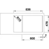 Kép 4/5 - BLANCO ANDANO XL 6S-IF Comp. bal InFin