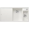 Kép 1/5 - BLANCO AXIA III 6S jobb fehér üveg t.