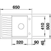 Kép 3/5 - BLANCO ELON 45 S antracit exc.n.InFino
