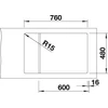 Kép 4/5 - BLANCO ELON XL 6 S kávé exc.InF