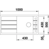 Kép 3/5 - BLANCO FARON XL 6 S fekete exc.nélk.