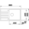 Kép 3/5 - BLANCO LEGRA XL 6 S antracit exc.n.