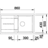 Kép 3/5 - BLANCO METRA 5 S fekete exc.nélk.