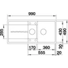 Kép 3/5 - BLANCO METRA 6S-F fekete exc., SZINTBE ÉPÍTÉS