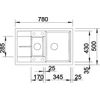 Kép 3/5 - BLANCO METRA 6 S COMPACT palaszürke exc.