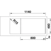 Kép 4/5 - BLANCO SONA 8 S palaszürke exc.n.