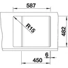 Kép 4/5 - BLANCO TIPO 45 S Mini mosogatótálca, natúr rozsdamentes acél excenter nélkül (207952 mos+222404 lef)