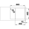 Kép 4/5 - BLANCO ZIA 45 S Compact antracit exc.