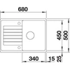 Kép 3/5 - BLANCO ZIA 45 S Compact kávé exc.