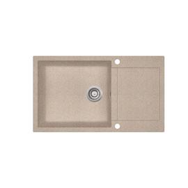 EVIDO Cubo XL 6S compact gránit mosogató 860x500 homok