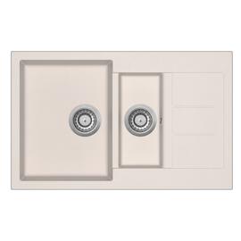 EVIDO Cubo 6S compact gránit mosogató 800x500 bézs