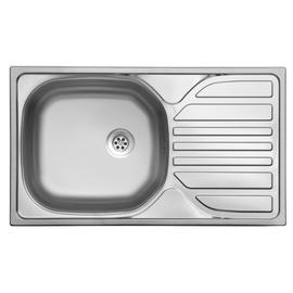 EVIDO BASIC MINI rozsdamentes mosogató, csepegtető, 76x43,5 cm, 1 1/2", natúr