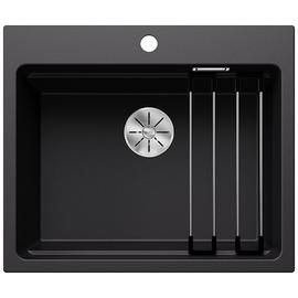 BLANCO ETAGON 6 Silgranit mosogatótálca, fekete, tartozékokkal, excenter nélkül