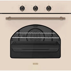 EVIDO RUSTIC-O 60C beépíthető sütő, légkeveréses, 60 cm, bézs/bronz-BOR63C.2