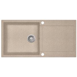 EVIDO Cubo XL 6S gránit mosogató 1000x500 homok