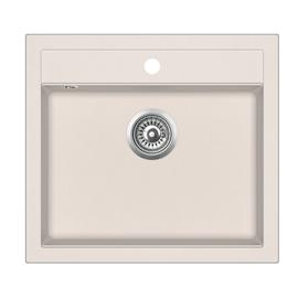 EVIDO Quadro 6 gránit mosogató 565x510 bézs