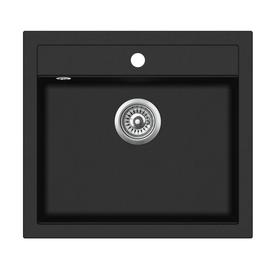 EVIDO Quadro 6 gránit mosogató 565x510 antracit