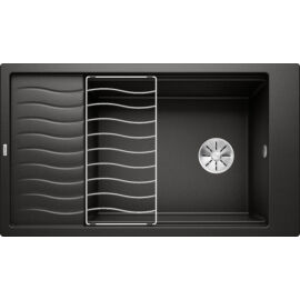 BLANCO ELON XL 8 S Silgranit mosogatótálca, fekete, excenter nélkül
