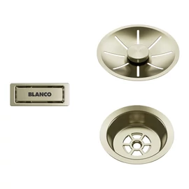 BLANCO InFino szett egy medencés mosogatóhoz, satin gold, lefolyógarnitúrát nem tartalmaz