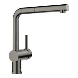 BLANCO LINUS-S kihúzható fejes csaptelep, satin dark steel, HD