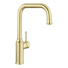 BLANCO LIVIA-S kihúzható fejes csaptelep, satin gold, HD